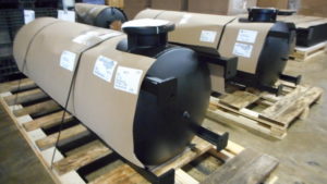 Custom Cylindrical Silencers with vertical legs ready to ship